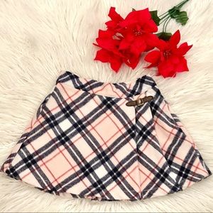 Janie and Jack Plaid Pleated Skirt Size 6